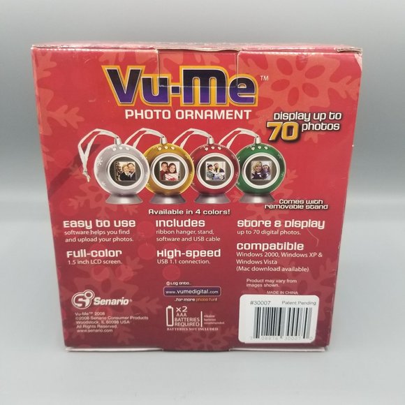 Vu-Me Digital Photo Ornament - Picture 3 of 7